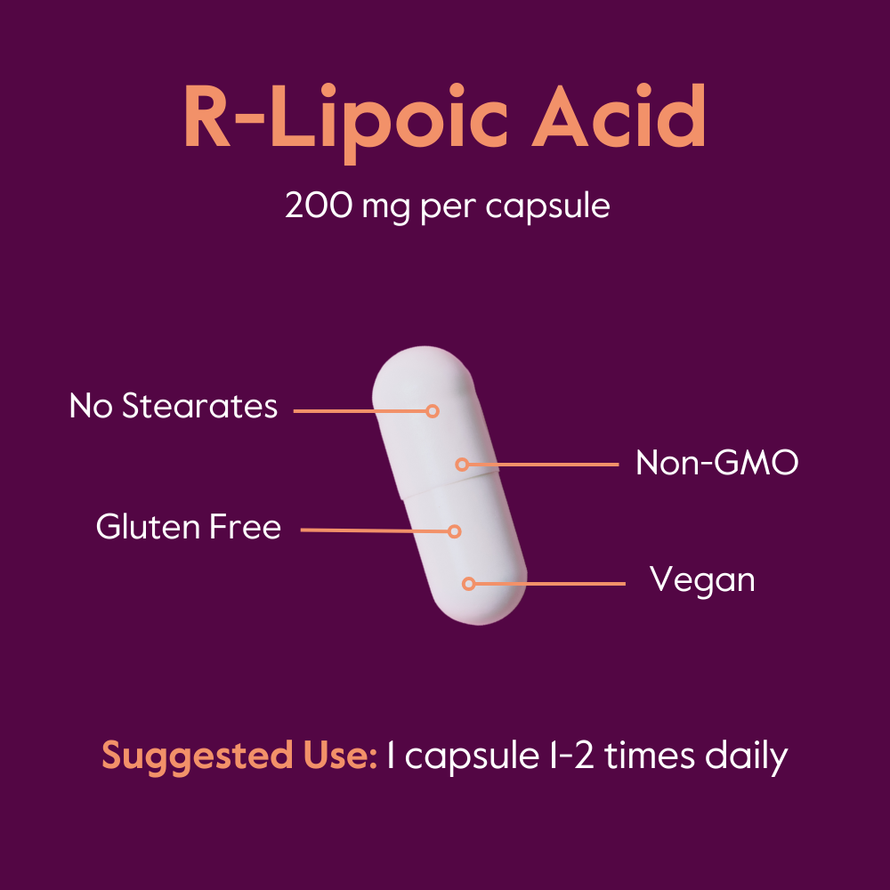 R-Lipoic Acid 200mg w Biotin
