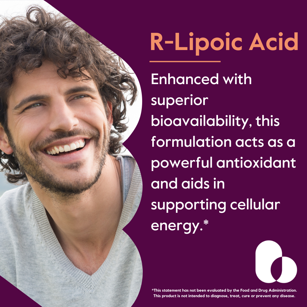 R-Lipoic Acid 200mg w Biotin