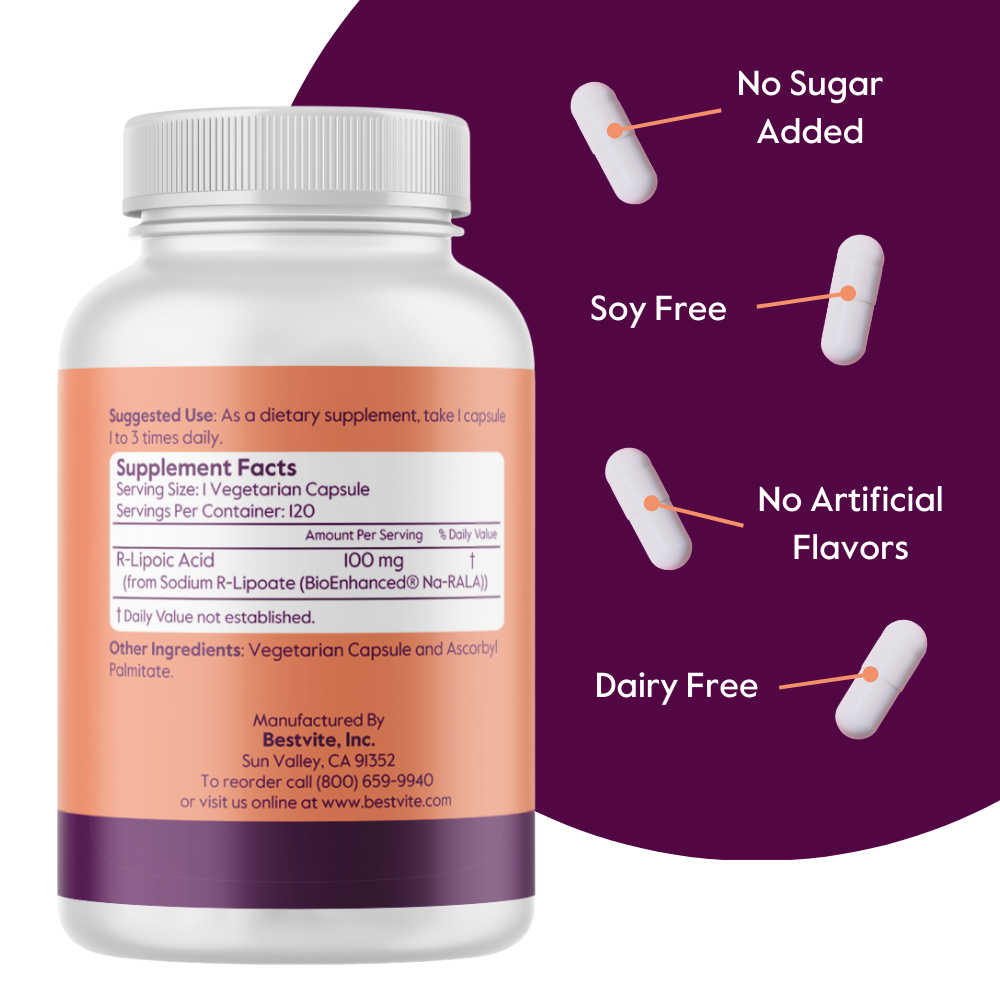 R-Lipoic Acid 100mg
