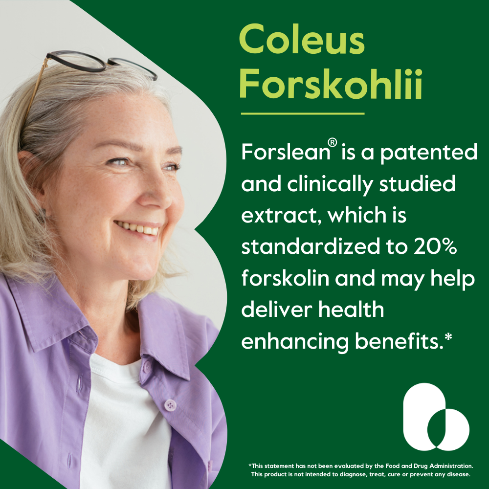 Coleus Forskohlii 125mg - 20% Forskolin