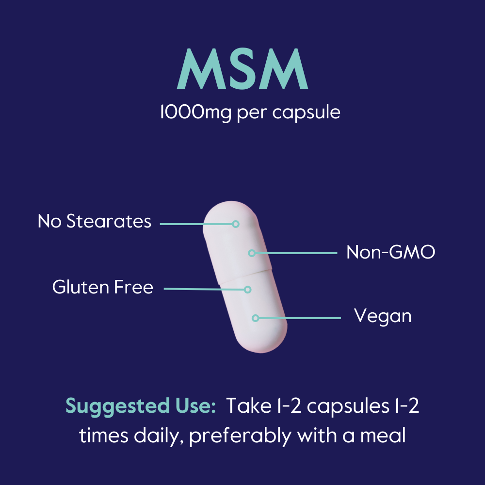 MSM 1000mg with OptiMSM®