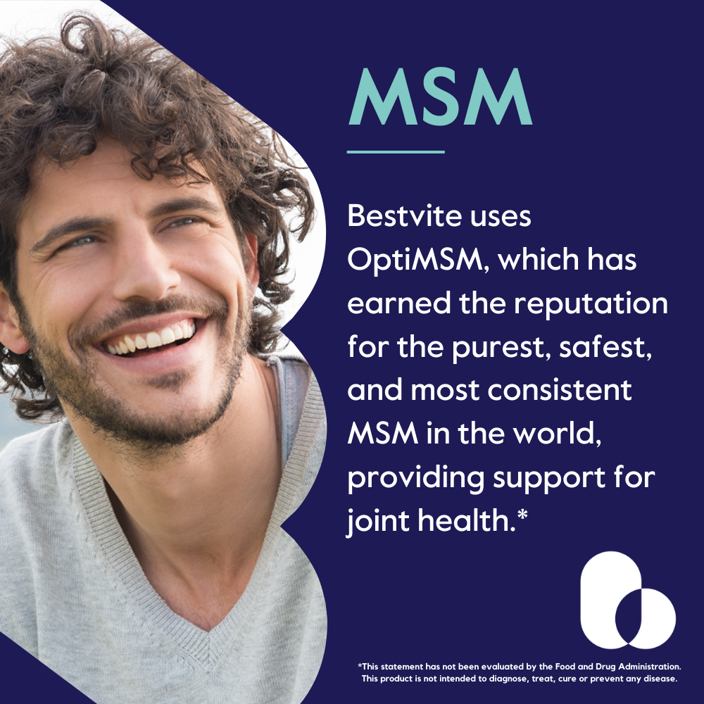MSM 1000mg with OptiMSM®