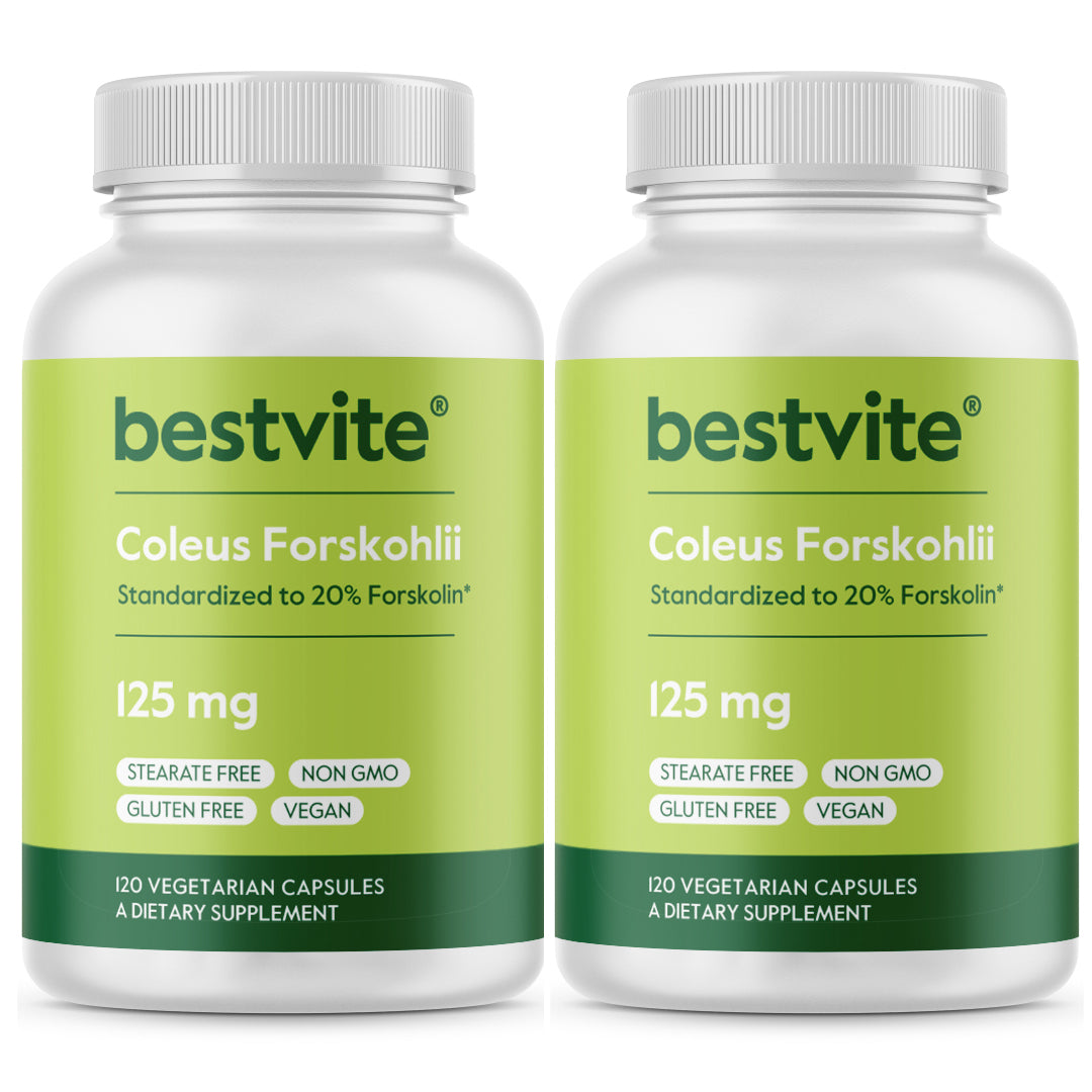 Coleus Forskohlii 125mg - 20% Forskolin