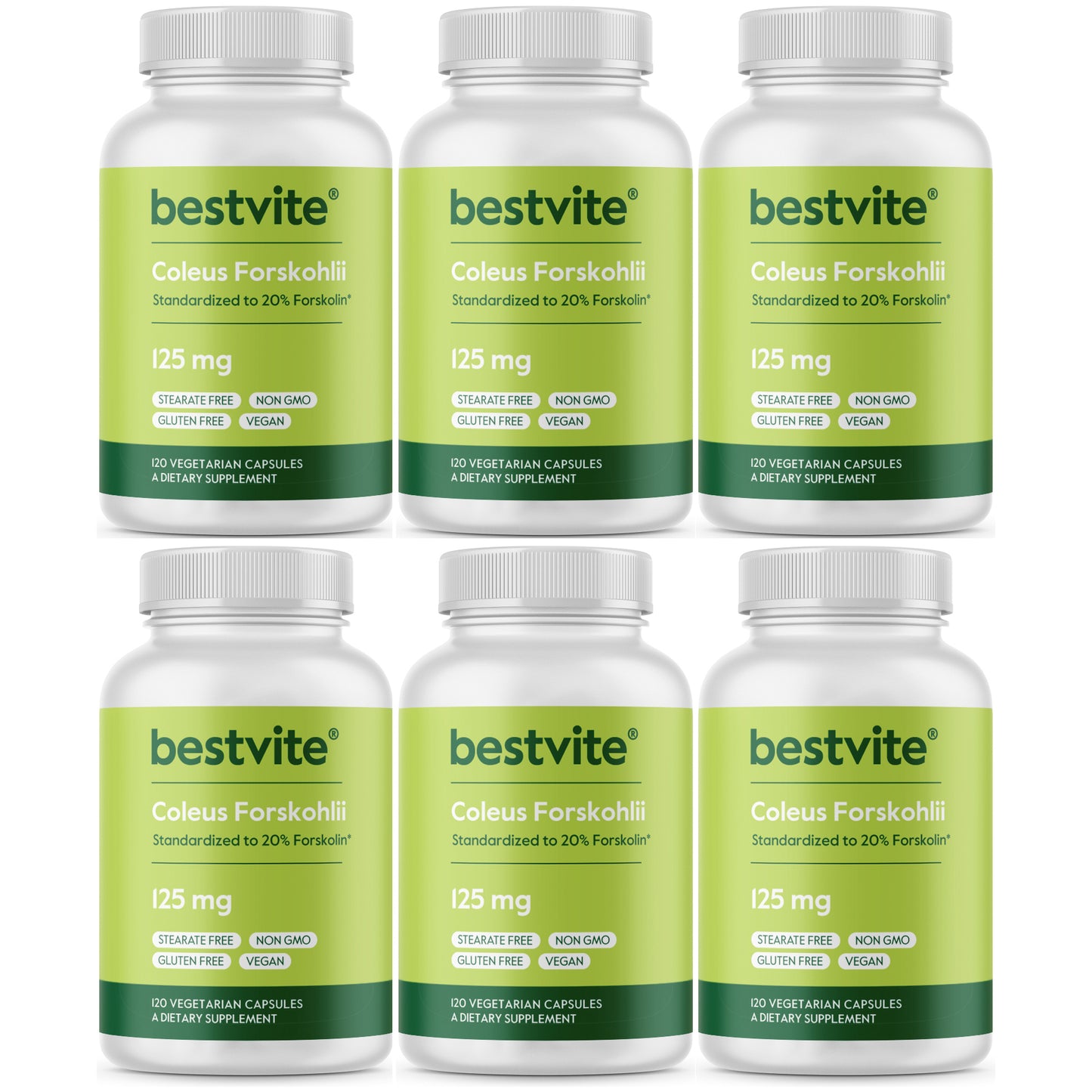 Coleus Forskohlii 125mg - 20% Forskolin