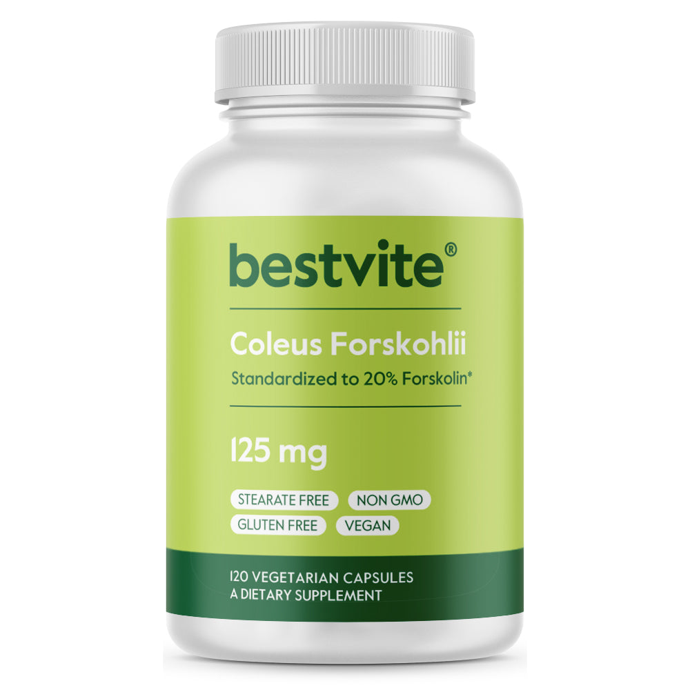 Coleus Forskohlii 125mg - 20% Forskolin