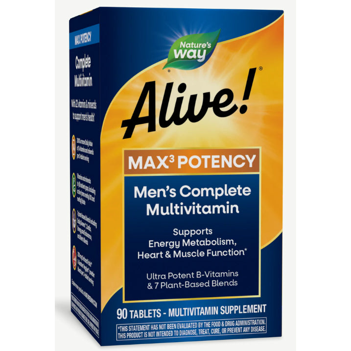 Nature's Way, Alive! Men's Max Potency Multivitamin (90 Tablets)
