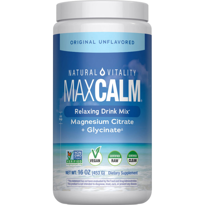 Natural Vitality, MaxCalm Powder Unflavored (16 oz)