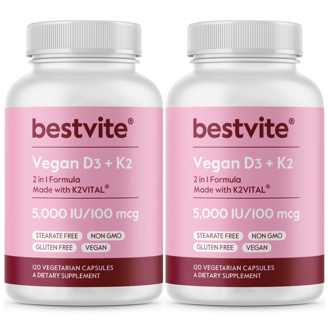 Vegan Vitamin D3 w Vitamin K2