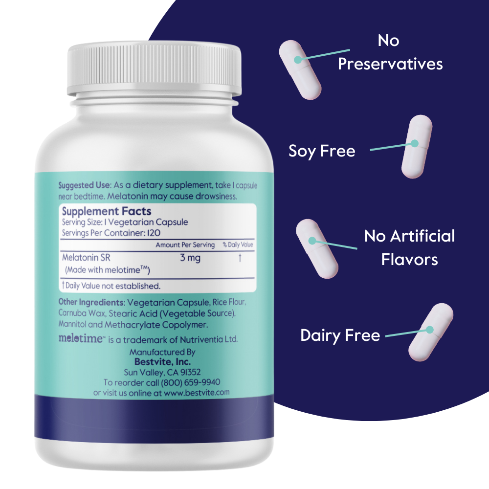 Melatonin SR (Sustained Release) 3mg