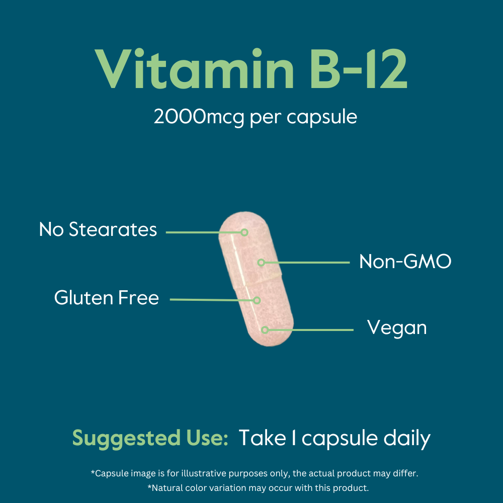 Vitamin B12 (Methylcobalamin) 2000mcg
