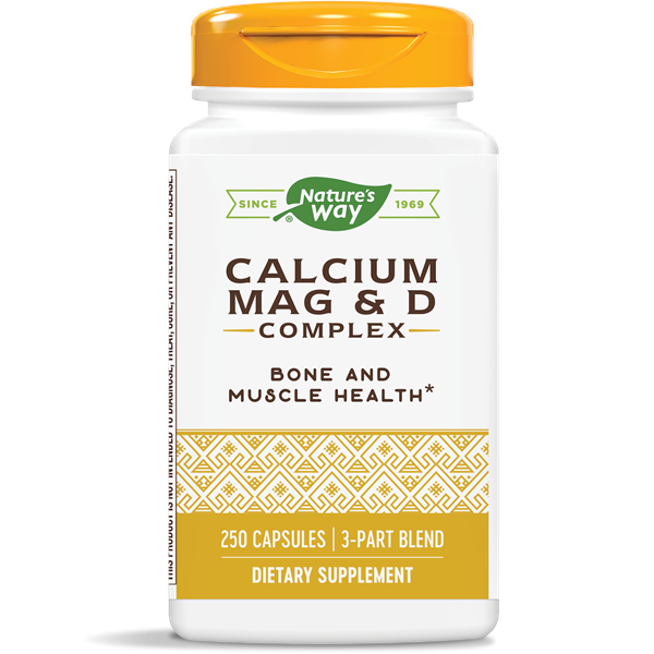 Nature's Way, Calcium Magnesium & Vit D (250 Capsules)