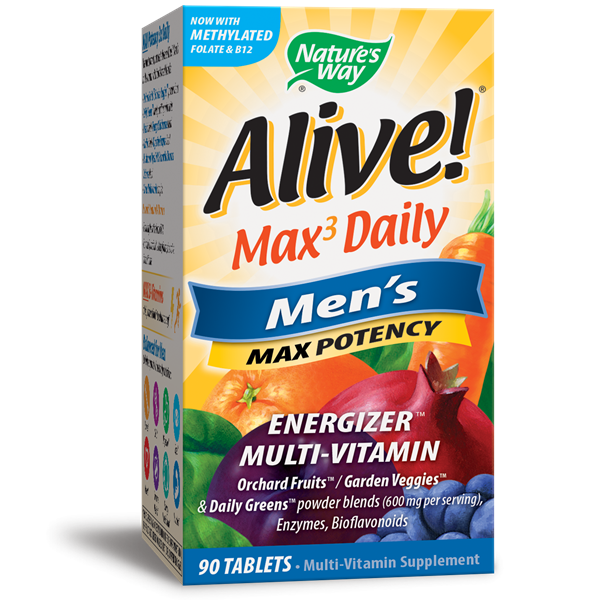 Nature's Way, Alive! Men's Max Potency Multivitamin (90 Tablets)