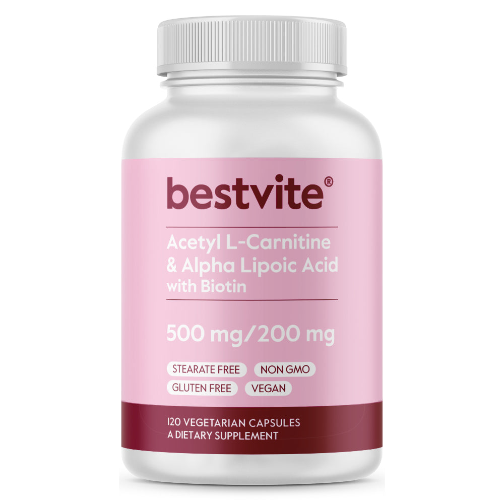 Bestvite Acetyl LCarnitine 500mg & Alpha Lipoic Acid 200mg —