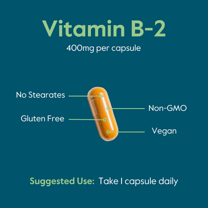 Vitamin B-2 (Riboflavin) 400mg