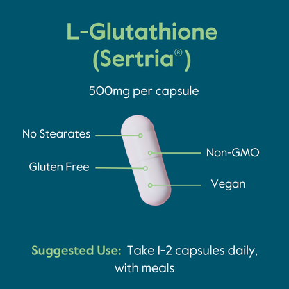 L-Glutathione (Made with Setria) 500mg