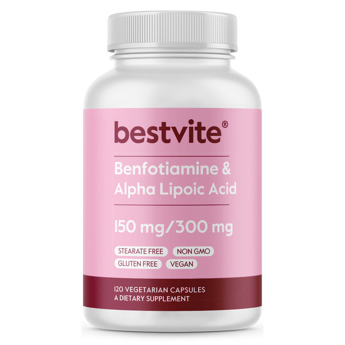 Benfotiamine 150mg w/ Alpha Lipoic Acid 300mg
