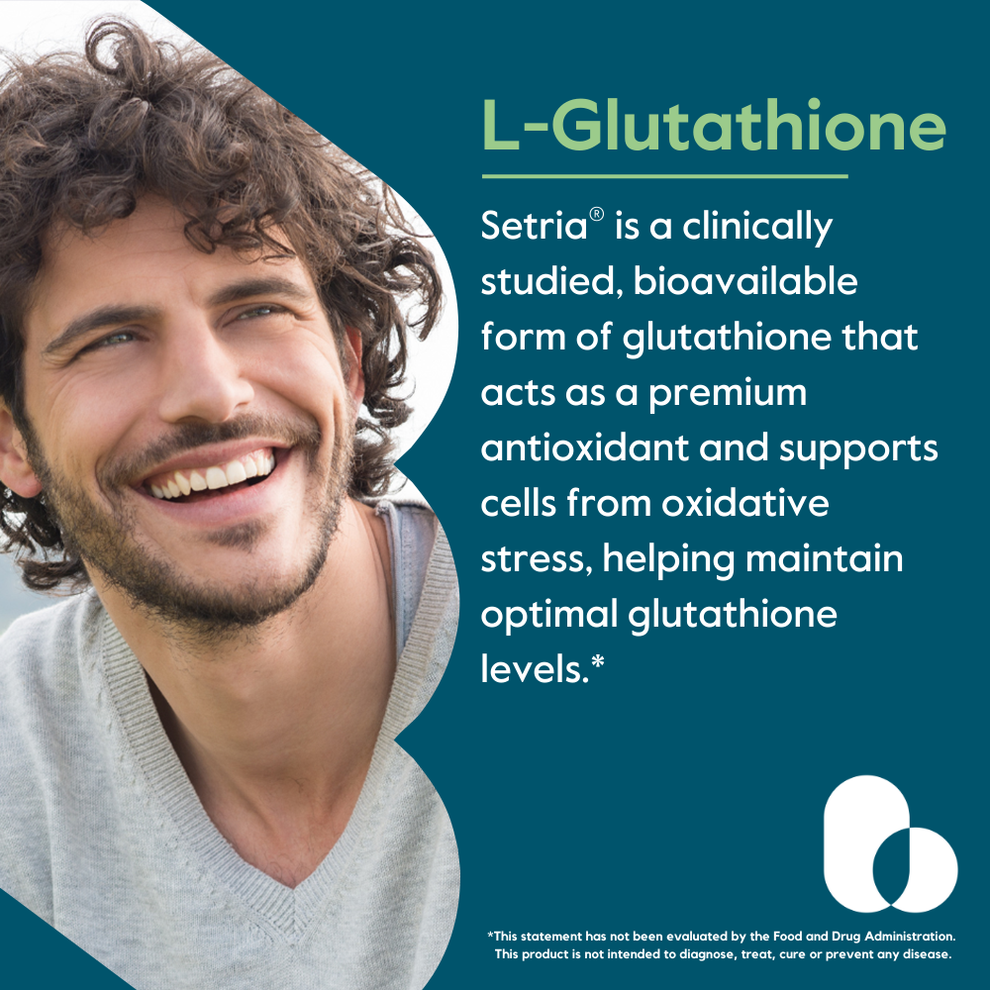 L-Glutathione (Made with Setria) 500mg | Bestvite.com