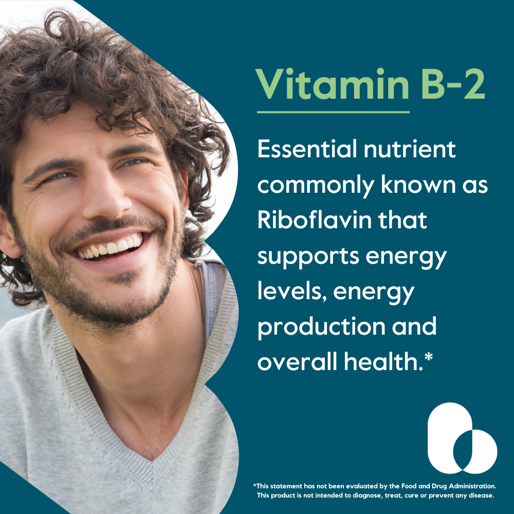 Vitamin B-2 (Riboflavin) 100mg