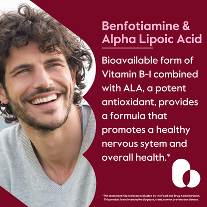 Benfotiamine 150mg w/ Alpha Lipoic Acid 300mg