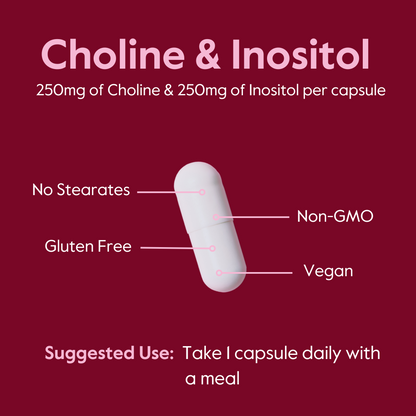 Choline & Inositol 250mg/250mg