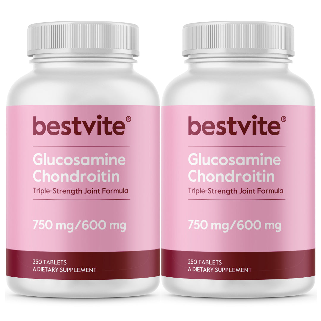 Glucosamine & Chondroitin Sulfate 750/600 Triple Strength