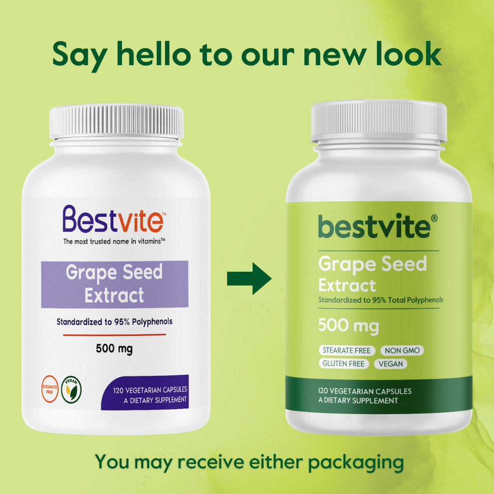 Grapeseed Extract 500mg | Bestvite.com - The Most Trusted Name in