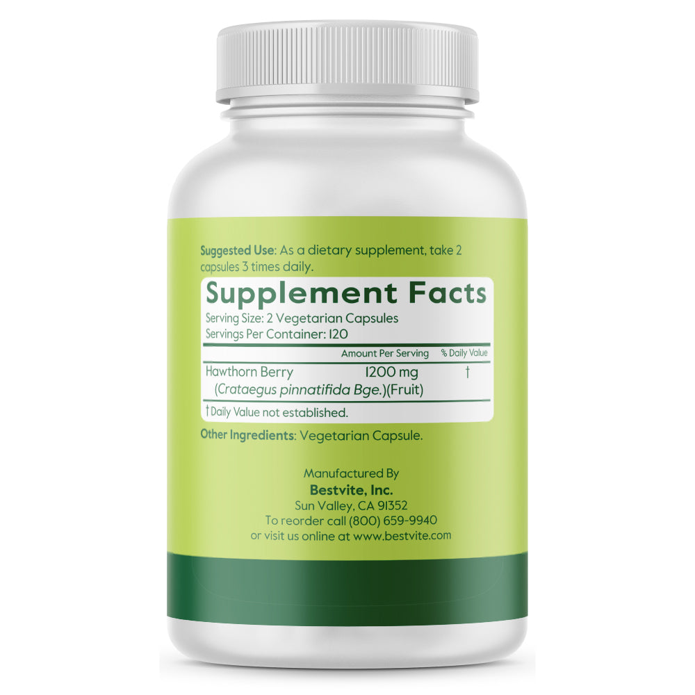 Hawthorn Berry 600mg