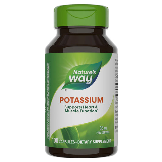 Nature's Way, Potassium 99mg (100 Capsules)