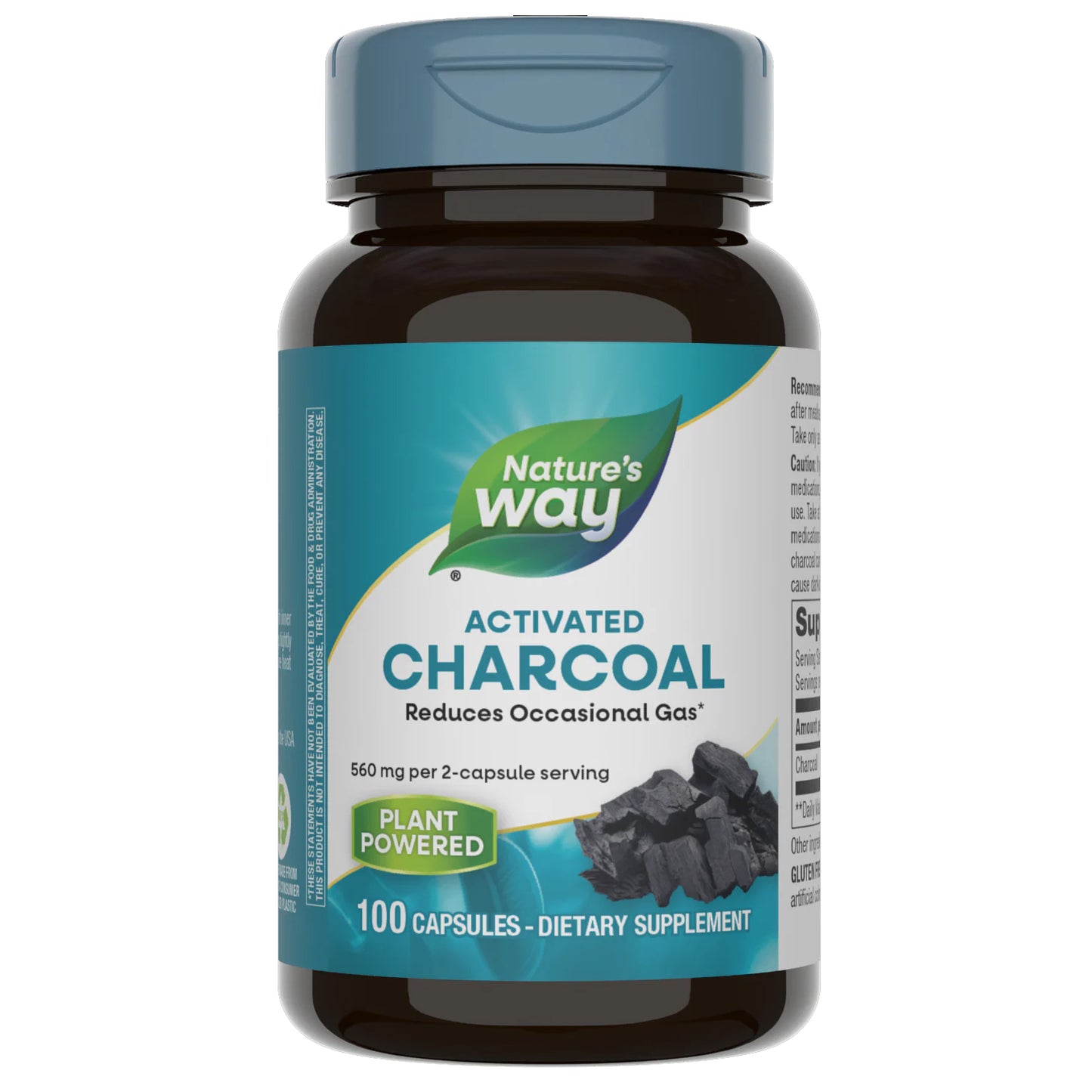 Nature's Way, Activated Charcoal (100 Capsules)