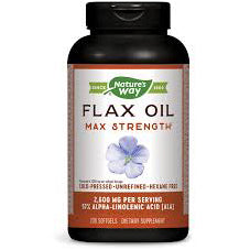 Nature's Way, Flax Seed Oil 1300mg (200 Softgels)