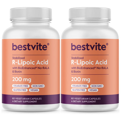 R-Lipoic Acid 200mg w Biotin