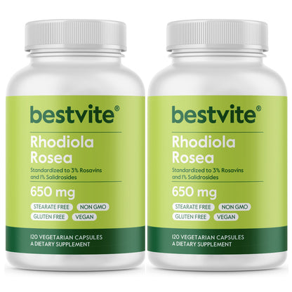 Rhodiola Rosea 650mg