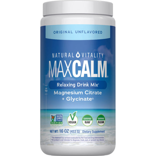 Natural Vitality, MaxCalm Powder Unflavored (16 oz)