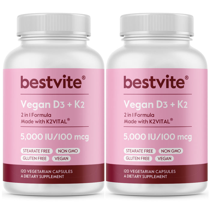 Vegan Vitamin D3 w Vitamin K2