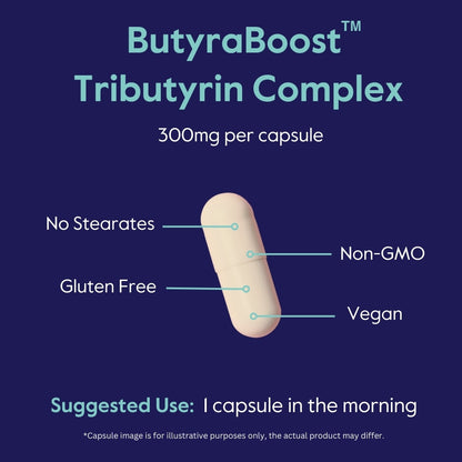 ButyraBoost™ (Tributyrin Complex) 300mg