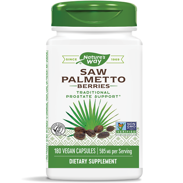 Nature's Way, Saw Palmetto Berries 585mg (180 Capsules)