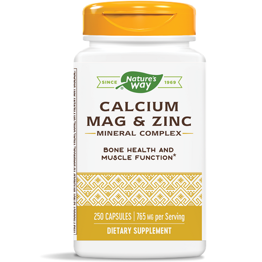 Nature's Way, Calcium Magnesium & Zinc (250 Capsules)