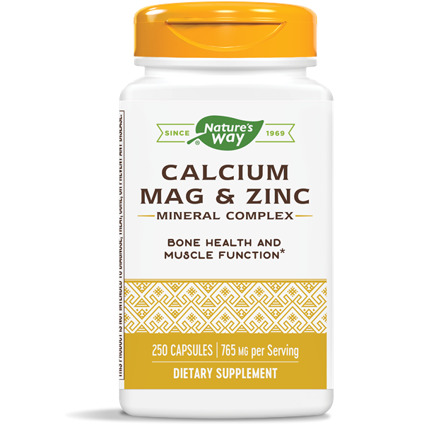 Nature's Way, Calcium Magnesium & Zinc (250 Capsules)
