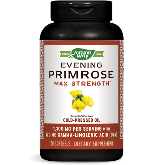 Nature's Way, Evening Primrose Oil 1300mg High Potency (120 Softgels)