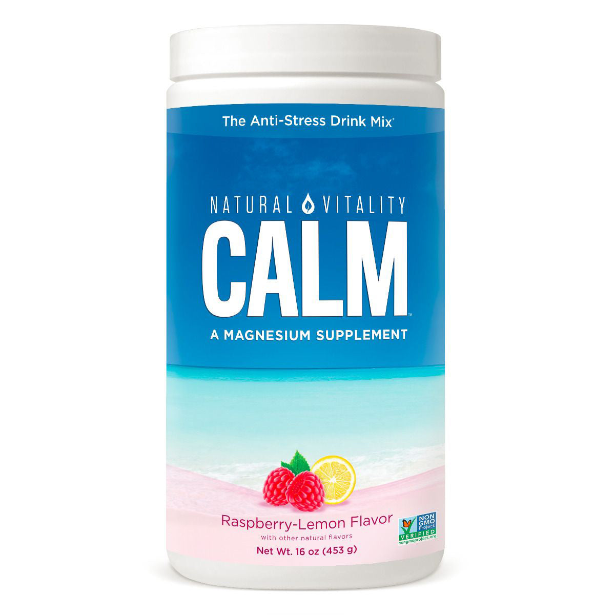 Natural Vitality, Natural Calm Lemon/Raspberry Flavor (16 oz)