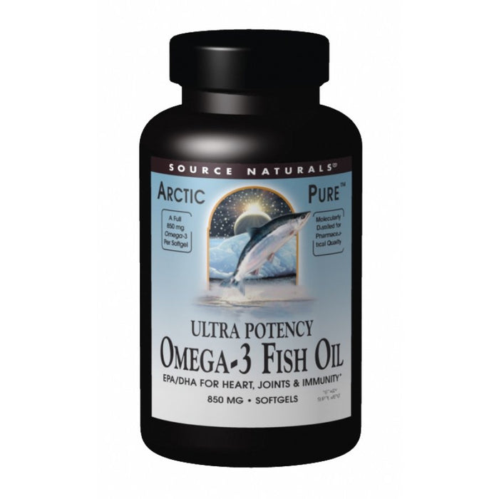 Source Naturals, ArcticPure Ultra Potency Omega-3 Fish Oil 850mg (60 Softgels)